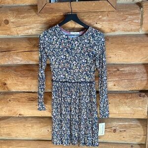 Rewind NWT Floral Long Sleeve Dress Small